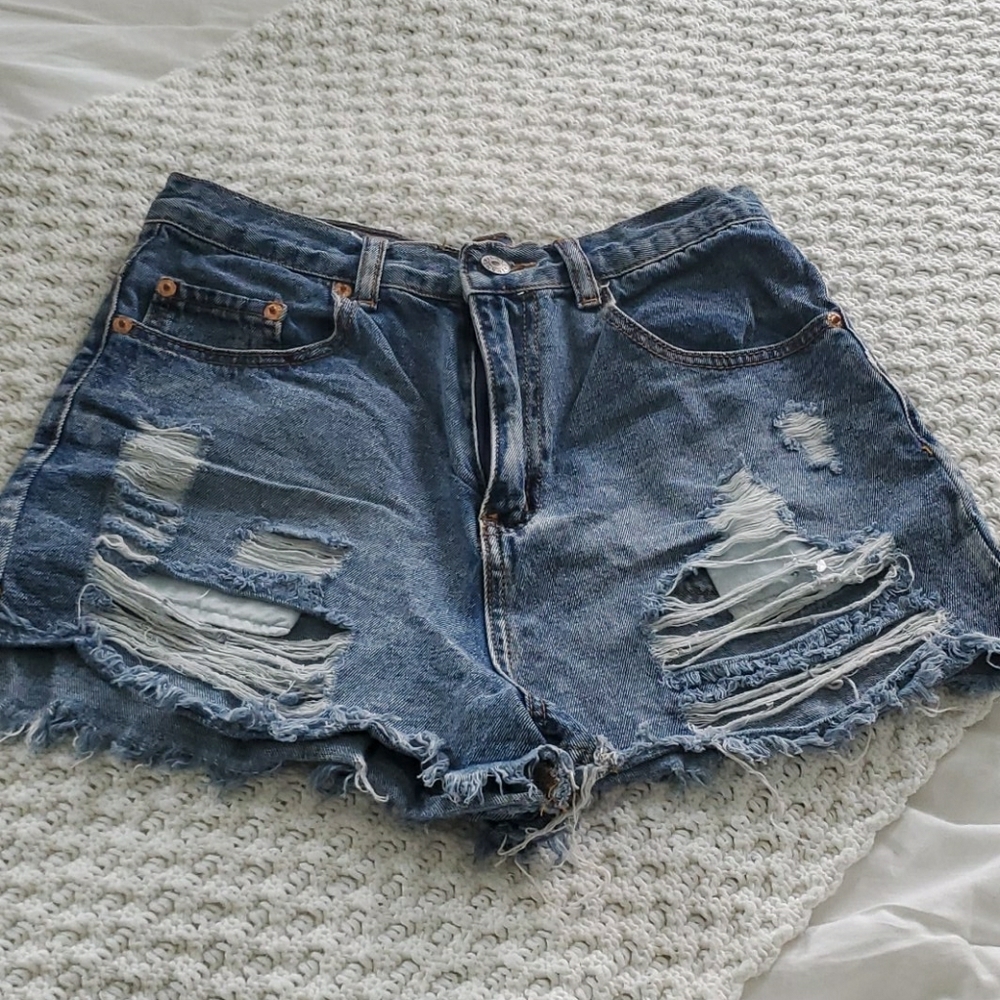 Forever 21 High Waisted Jean Shorts